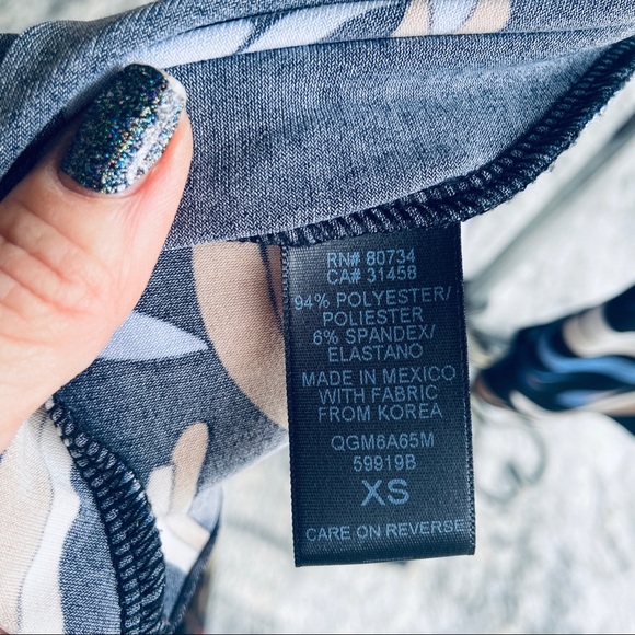 maxandcleo designer professional faux wrap  dress with bohemian print - Picture 9 of 10